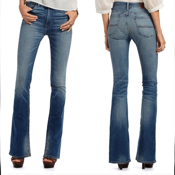 Denim & Supply Ralph Lauren High Rise Flare Harris Retro 2015 Jeans Sz 26 / 32 - Picture 1 of 11